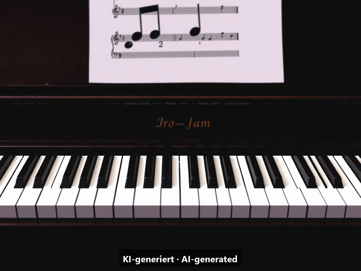 Fröhliche Tasten, Kinder-Klavier 6 Monate