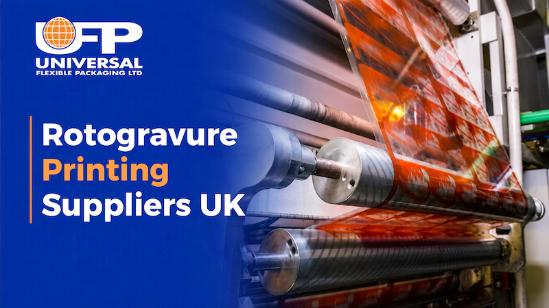 Rotogravure printing used to produce high-quality flexible packaging at Universal Flexible Packaging.