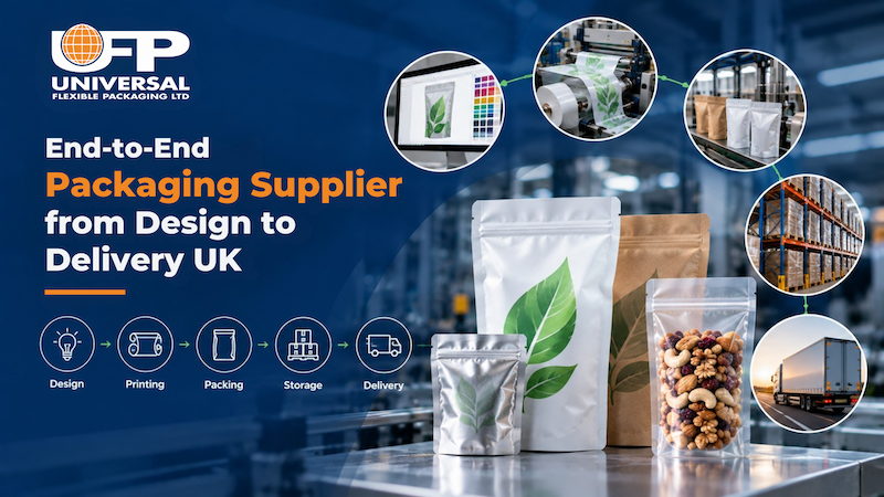 End-to-end flexible packaging services from design to delivery in the UK