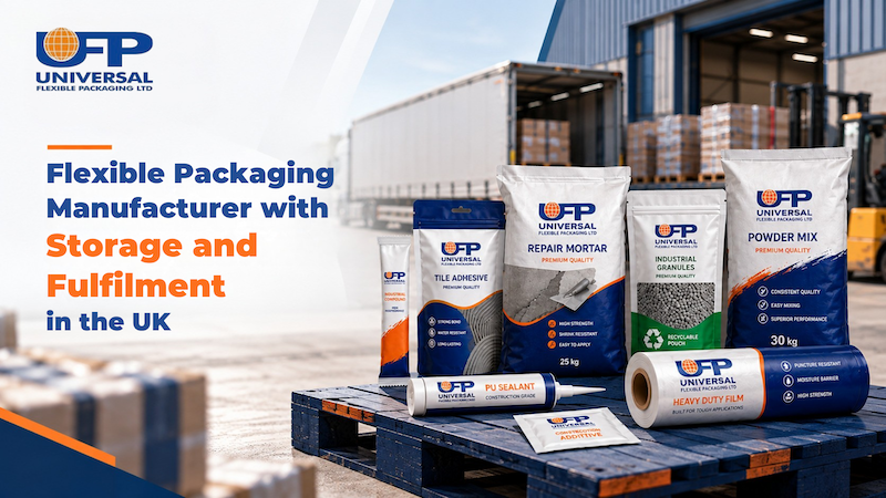 Flexible packaging manufacturing with storage and delivery services in the UK