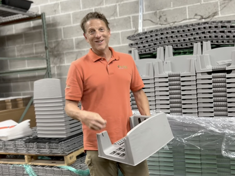 Lightweight Varden pallet — 250 blocks, 800 lbs