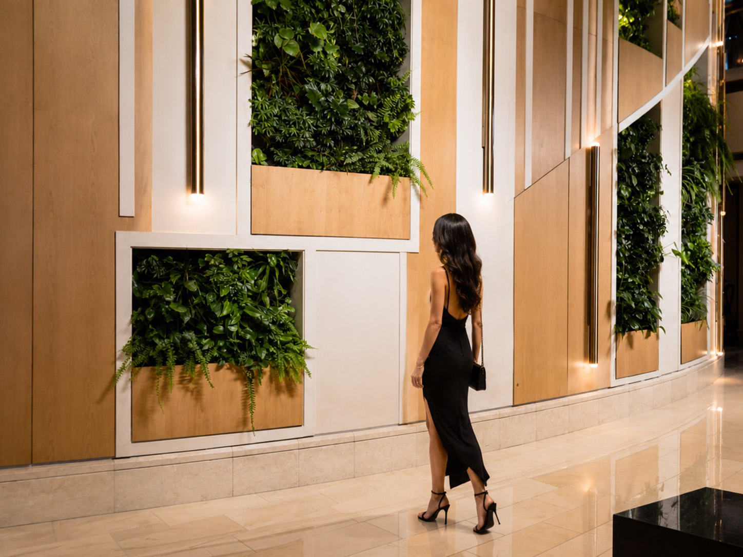 Westin Book Cadillac Detroit living wall project