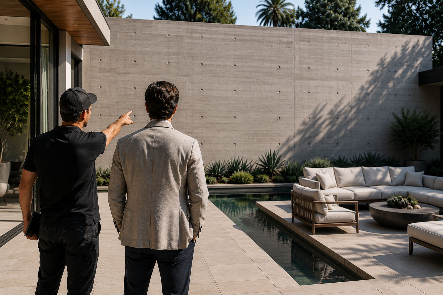 Exterior staging investment ranges example
