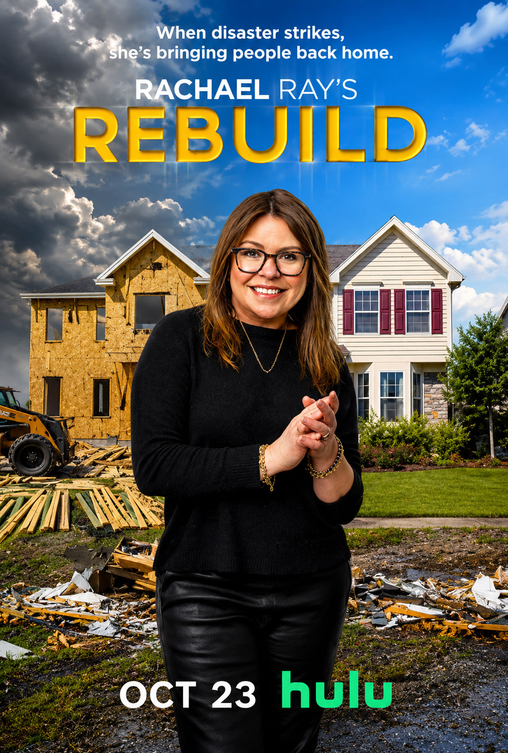 Rachael Ray's Rebuild television program featuring a residential rebuilding project