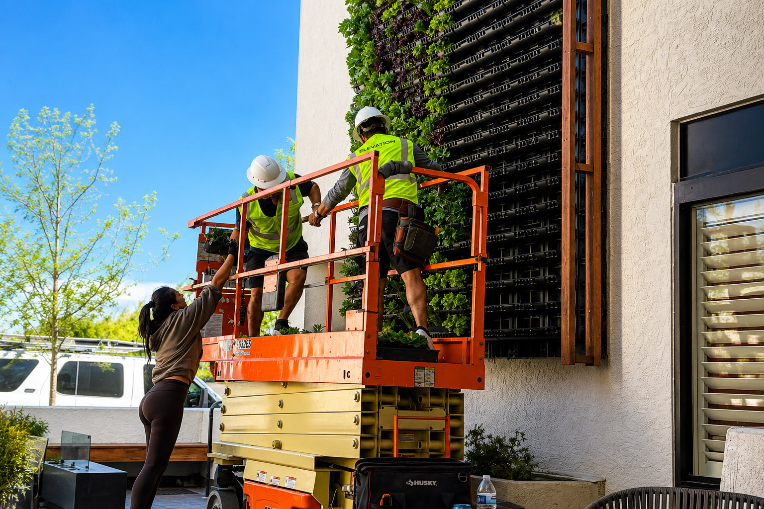 Elevation Living Walls project installation