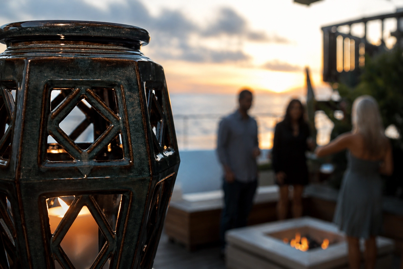 Exterior staging and pre-listing landscape preparation for a luxury Orange County home