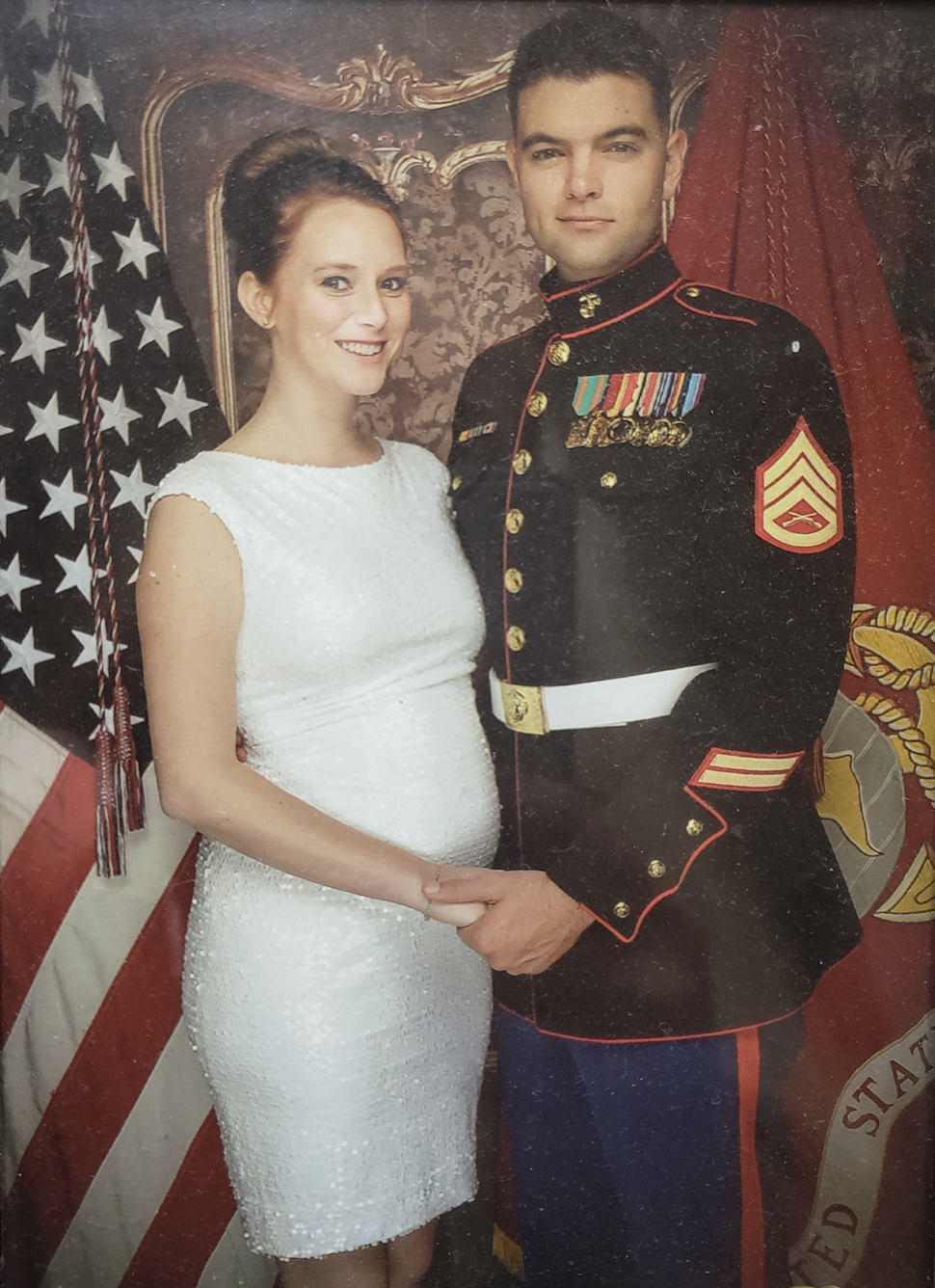 Justin Best during military service in Iraq