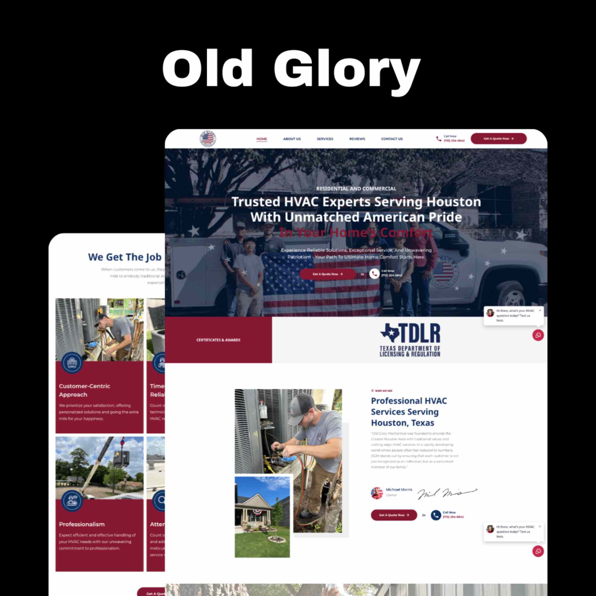 Lead generating website design preview