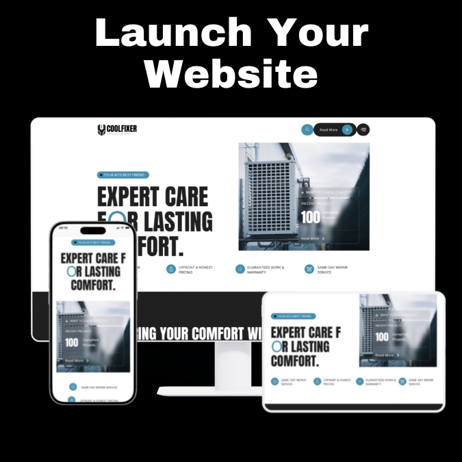 Launch your HVAC website with Nuon Marketing