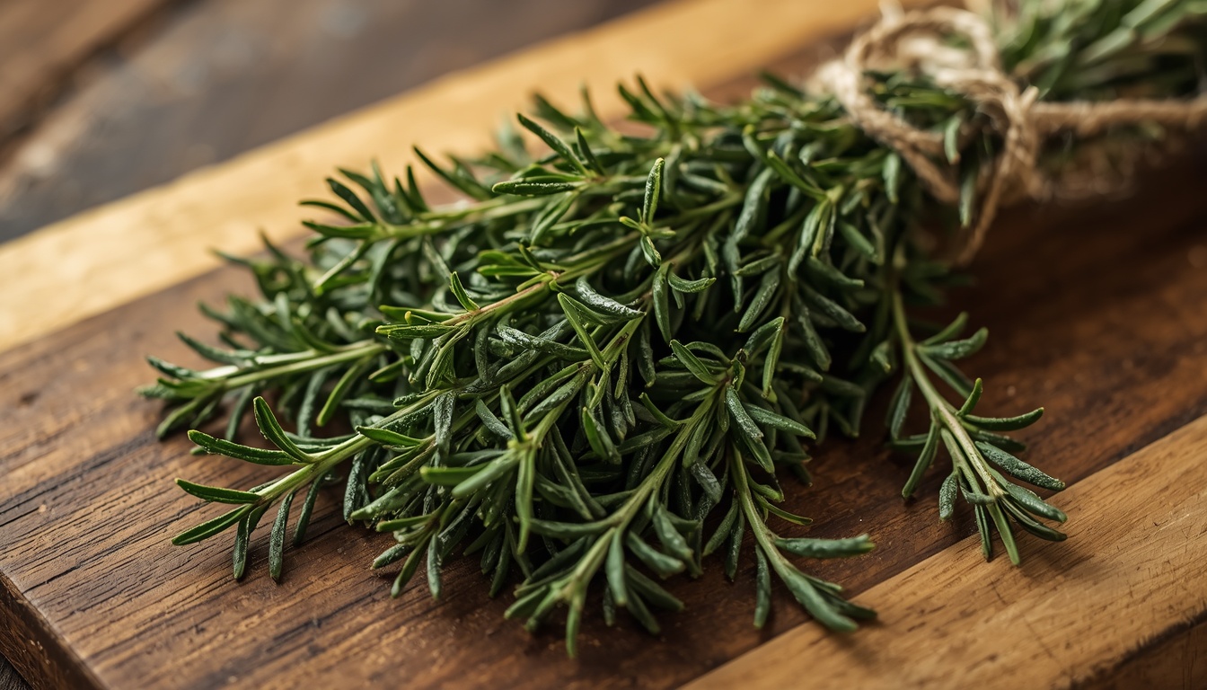 Fresh rosemary sprigs