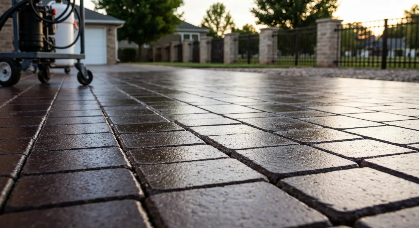 Paver maintenance and sealing