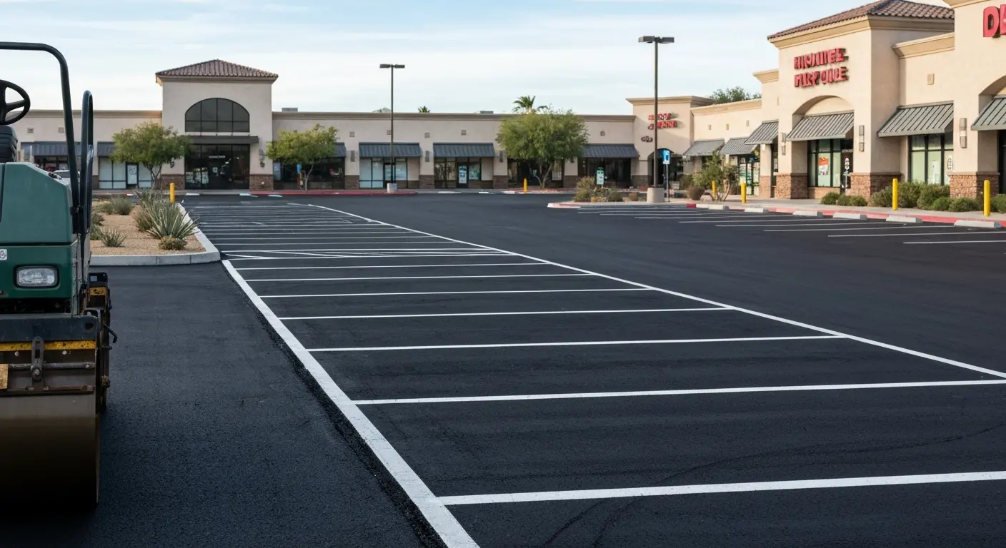 Asphalt paving project