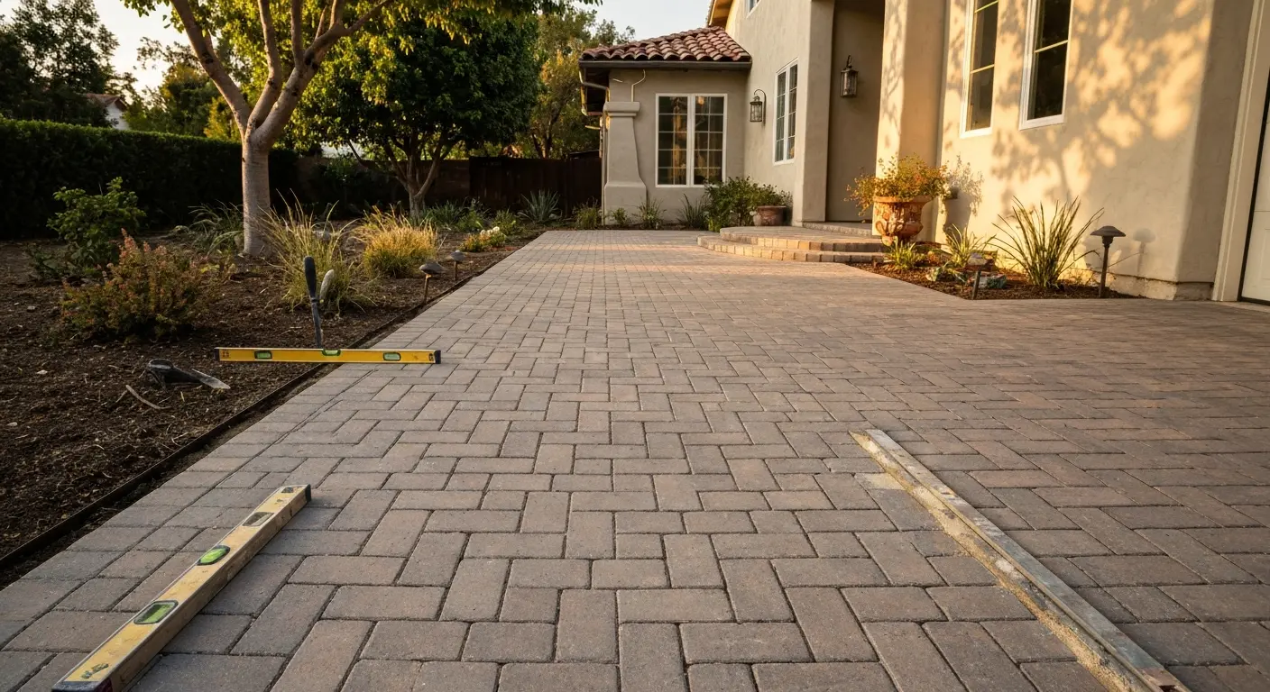 Paver walkway