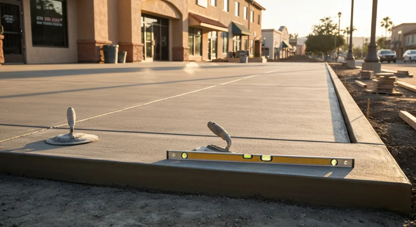 Concrete flatwork project