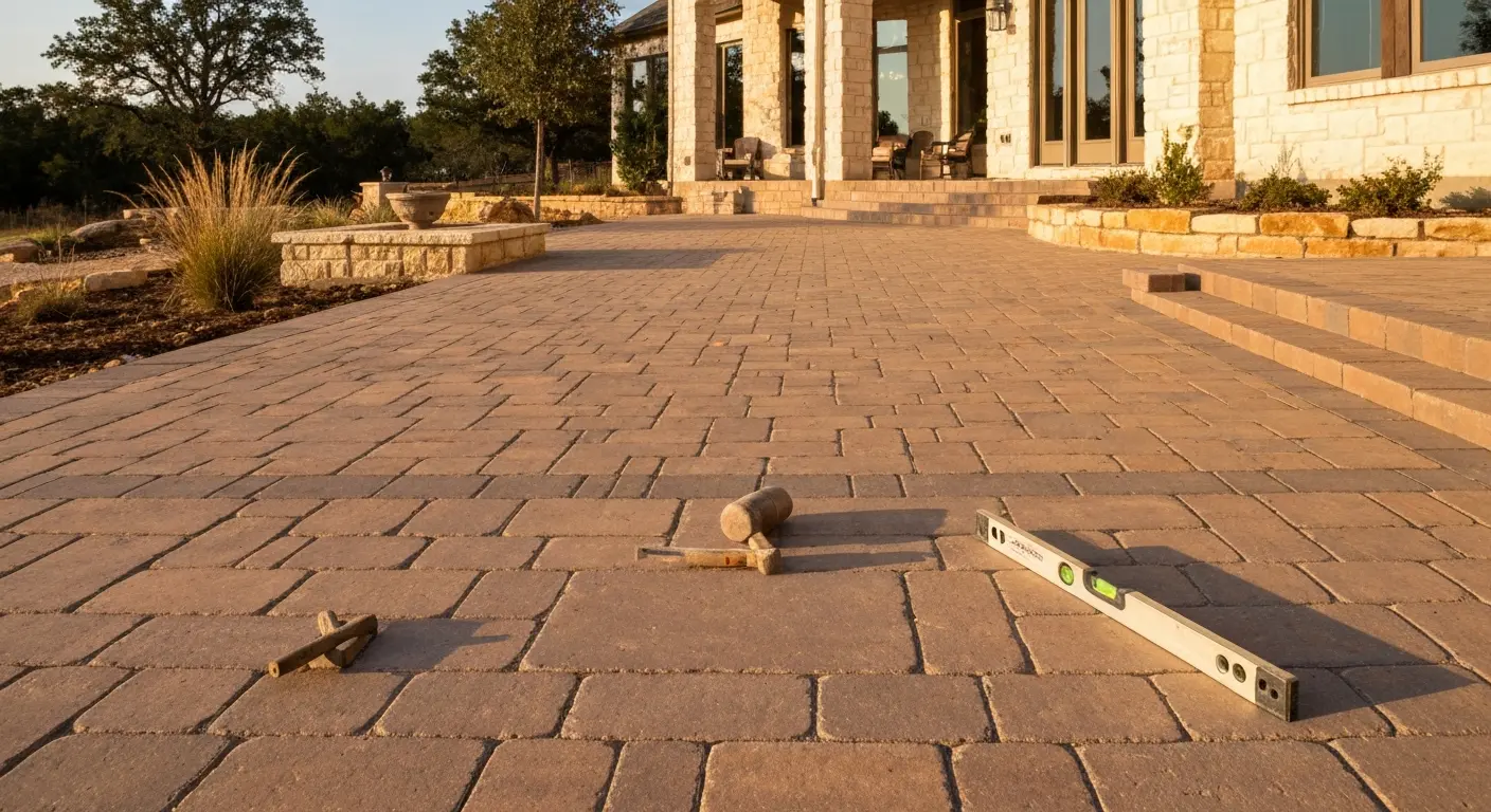 Paver patio project