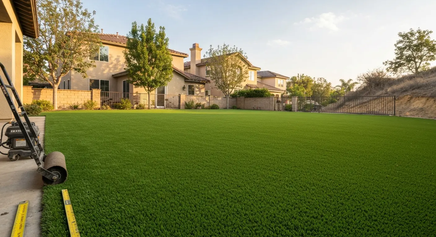 Artificial grass installation