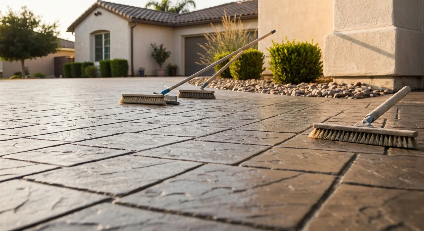 Stamped concrete