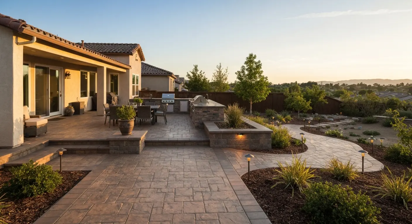 Complete outdoor living design
