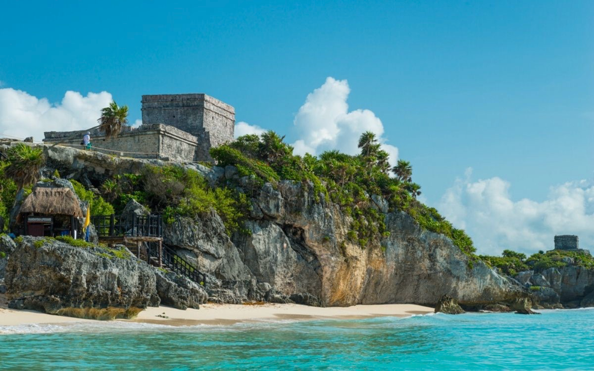 Coastal ruins overlooking the sea