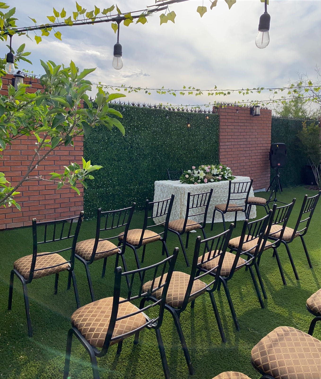 Ceremonia al aire libre