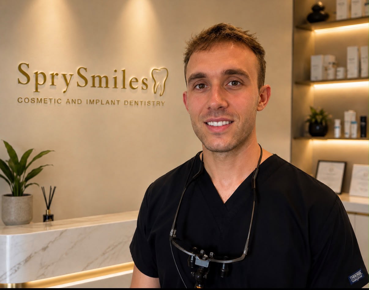 Dr Charles Greensmith, associate dentist at Spry Smiles, Billericay