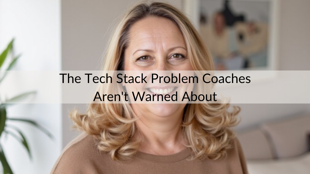The Tech Stack Problem Coaches Aren't Warned About | ESC Hub