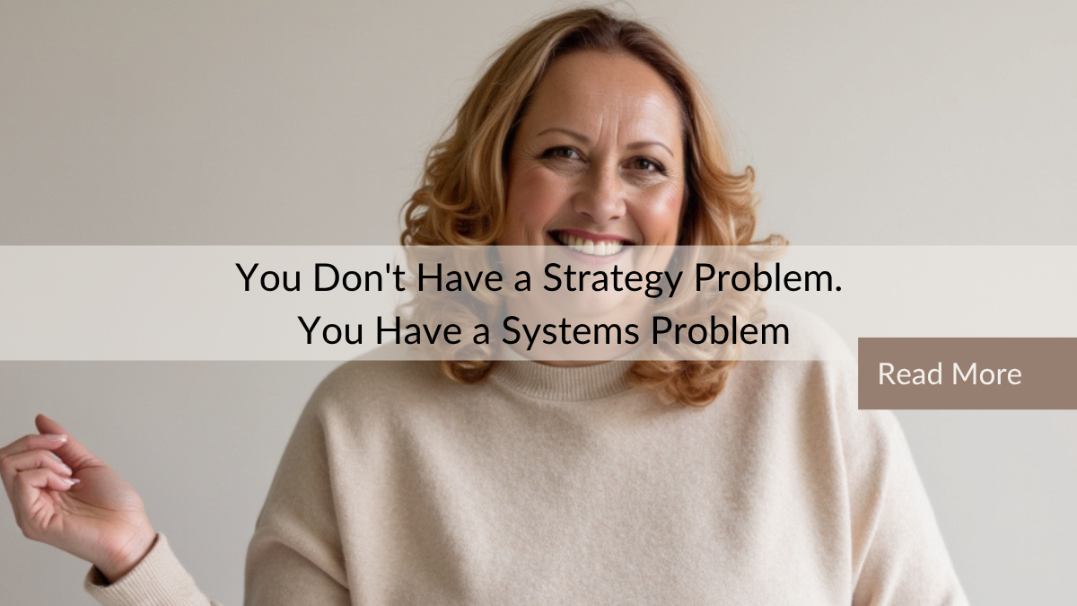 You Don't Have a Strategy Problem. You Have a Systems Problem. | ESC Hub