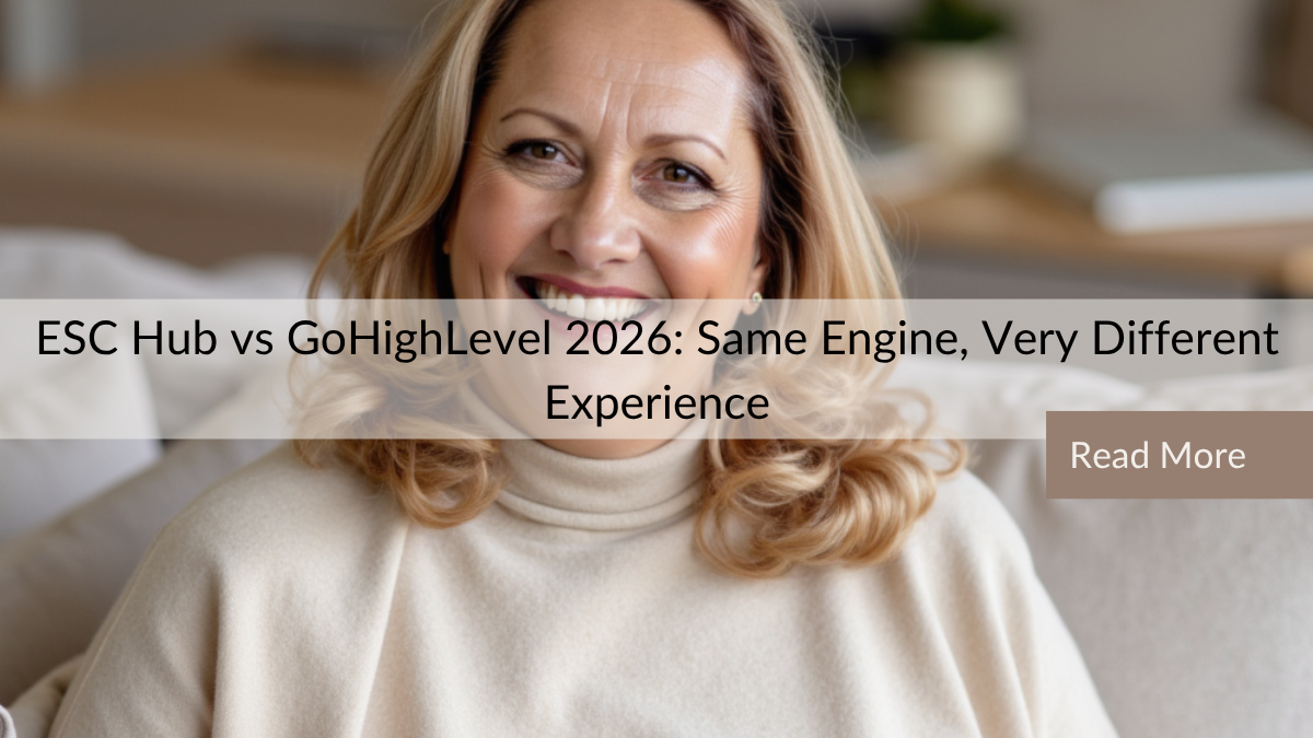 ESC Hub vs GoHighLevel 2026: Same Engine, Very Different Experience