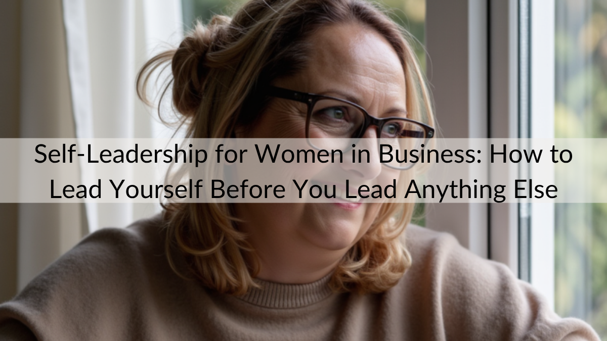 Self-Leadership for Women in Business: How to Lead Yourself Before You Lead Anything Else