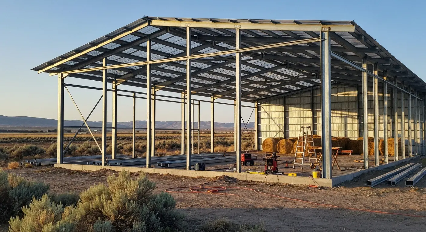 Agricultural steel building