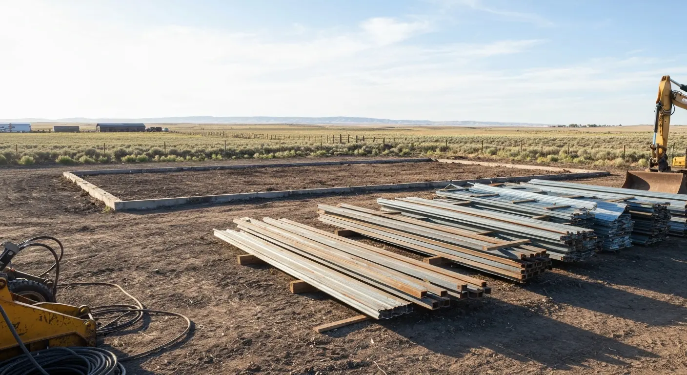 Agricultural steel structure removal