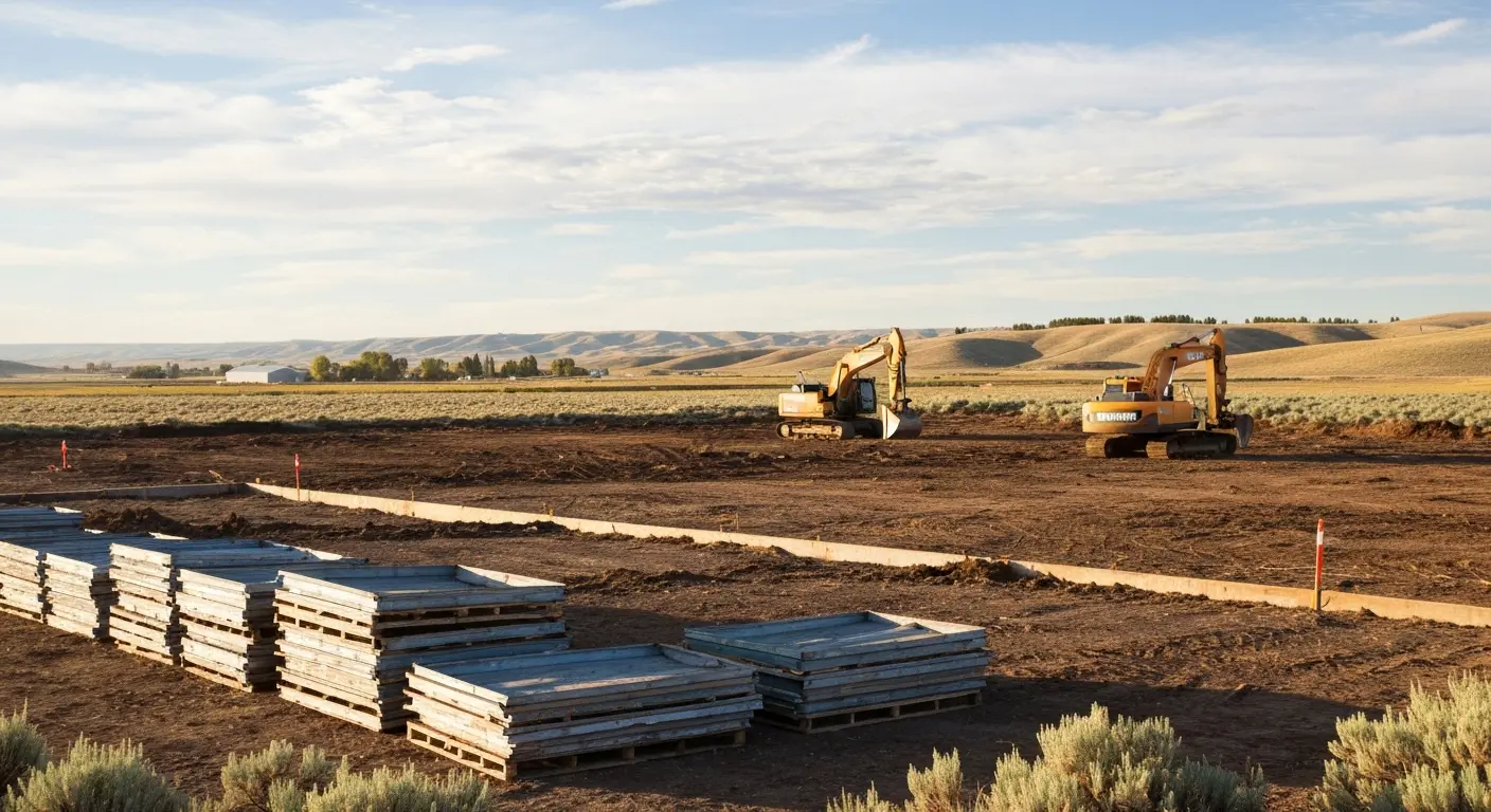 Agricultural structure demolition