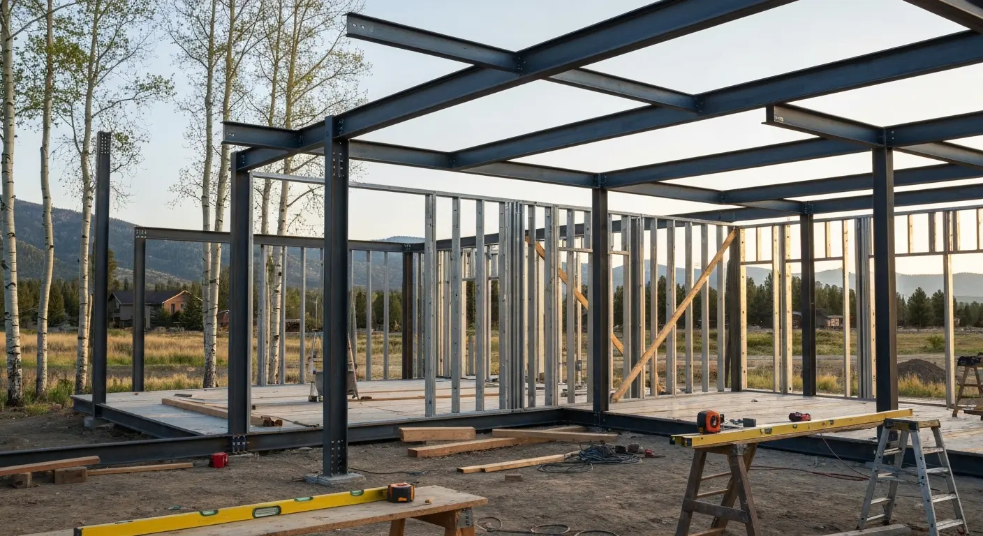 Residential steel frame project
