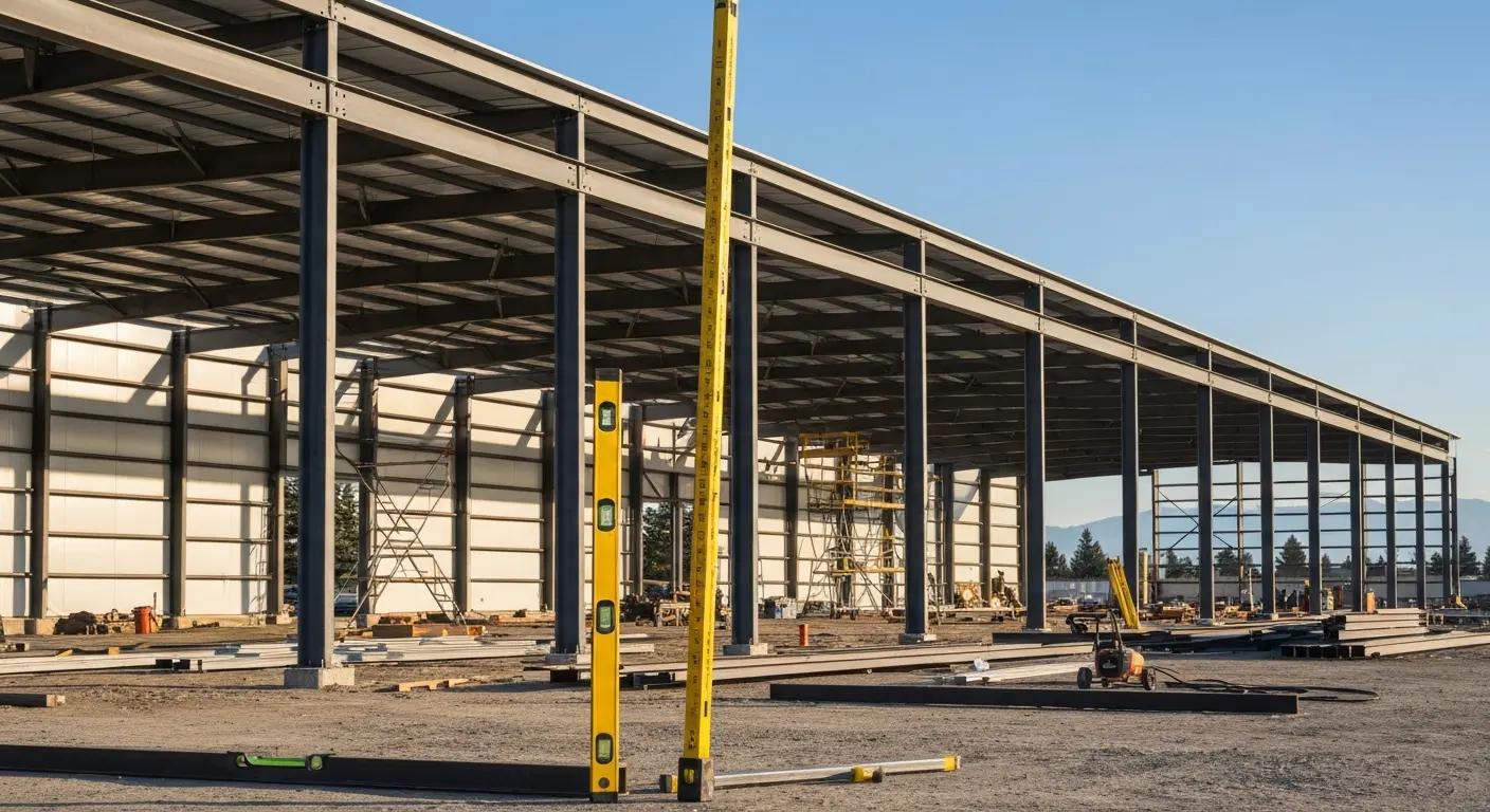 Commercial steel building