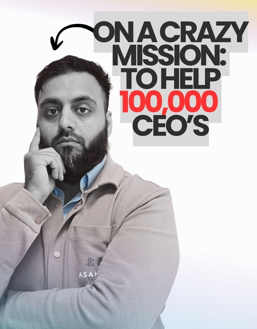 Adnan Rafique on a mission to help 100,000 CEOs