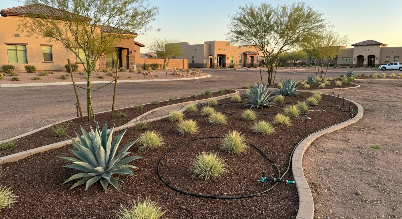 Commercial landscape enhancement