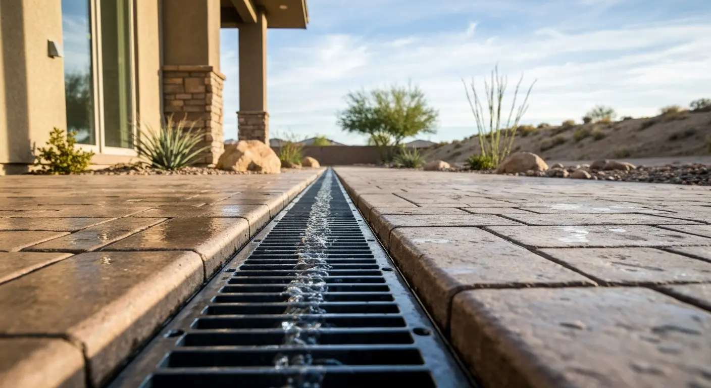 Channel drain system