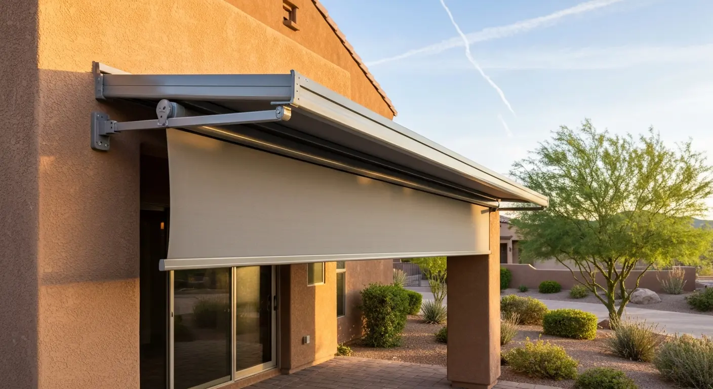 Retractable fabric canopy