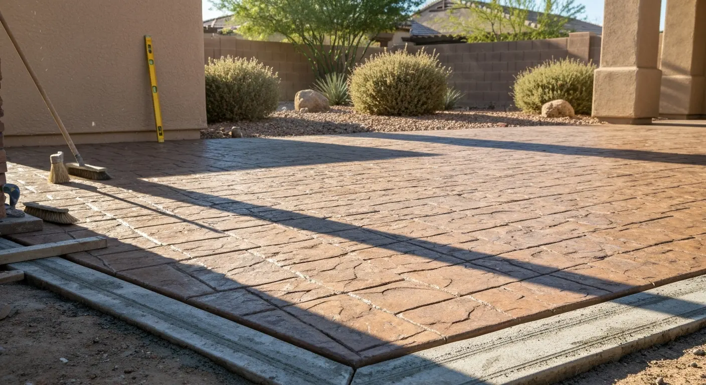 Patio hardscape