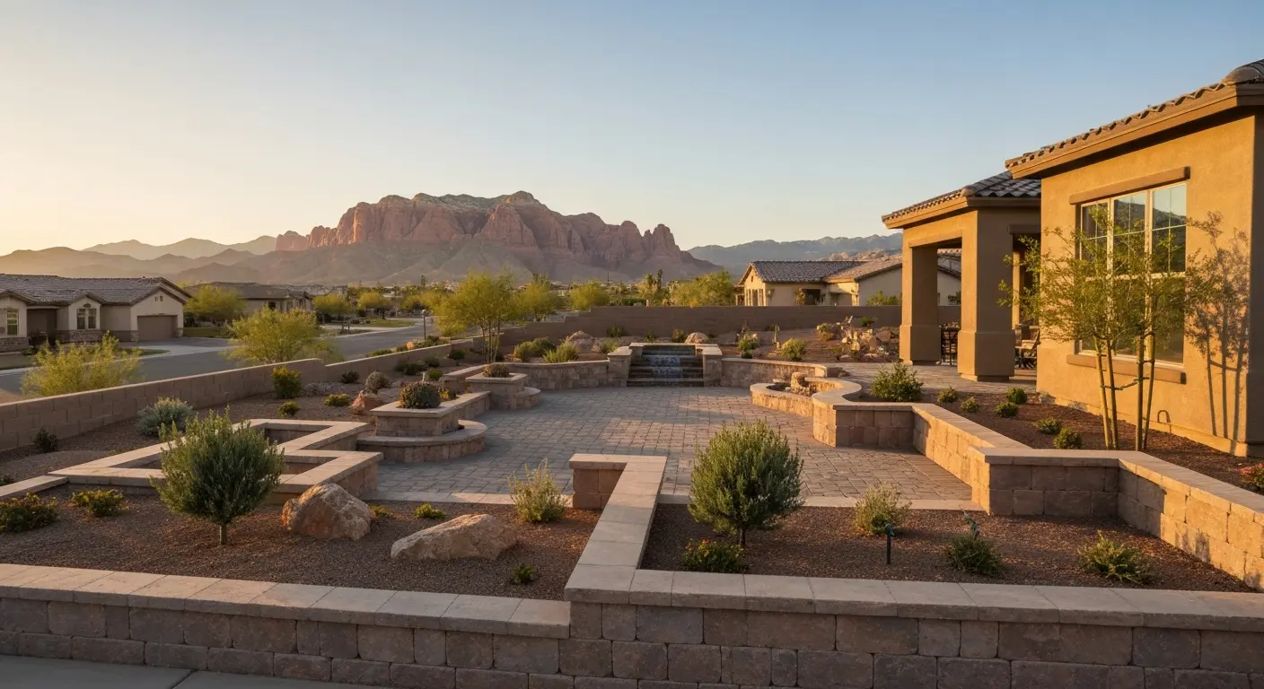 Luxury landscape design in Summerlin