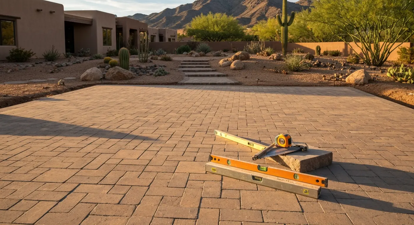 Patio installation