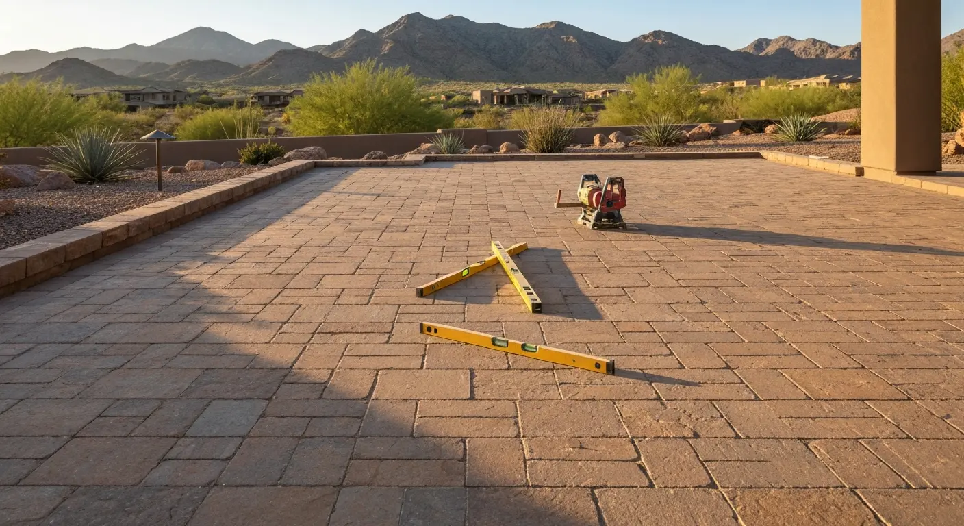 Hardscape patio