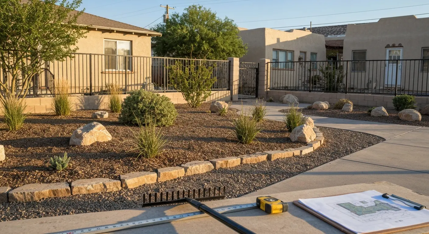 Landscape design project in Boulder City