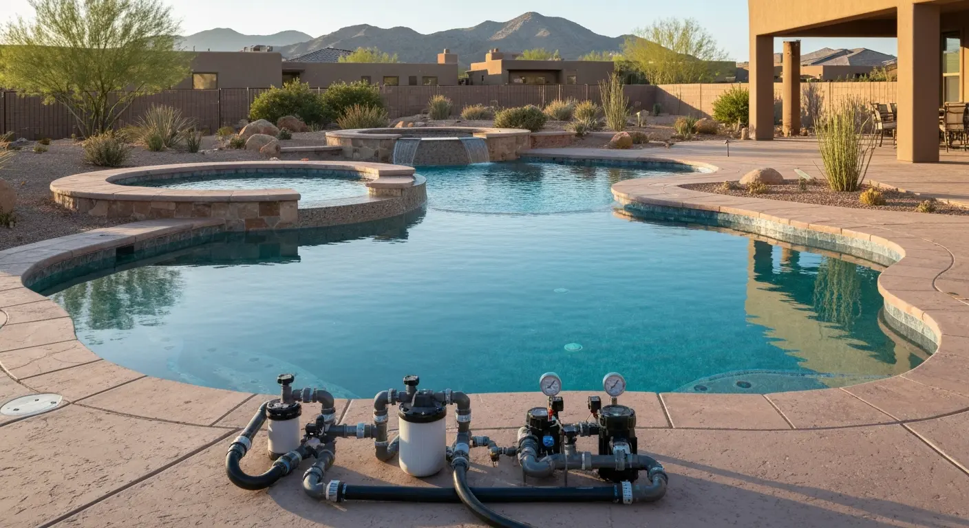 Spa installation and water features