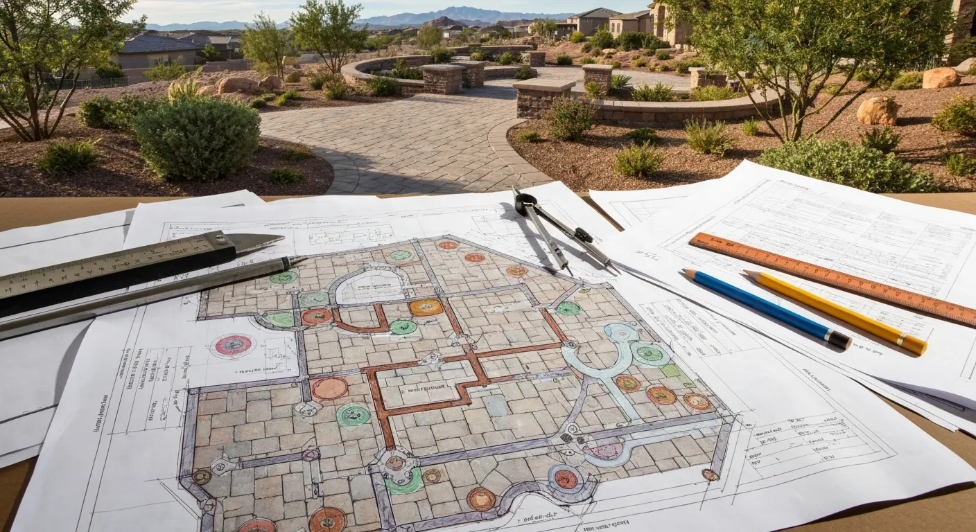 Landscape design plan