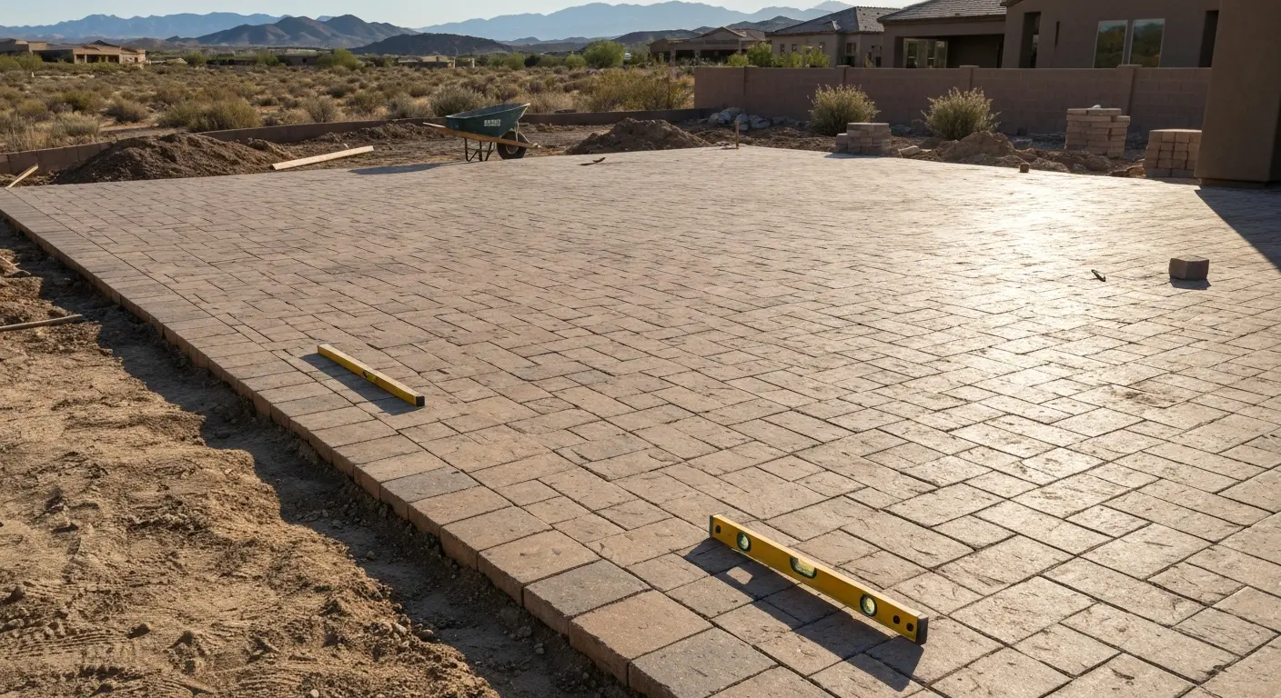 Hardscape construction