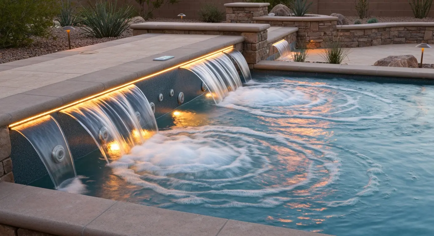 Spa features and jets