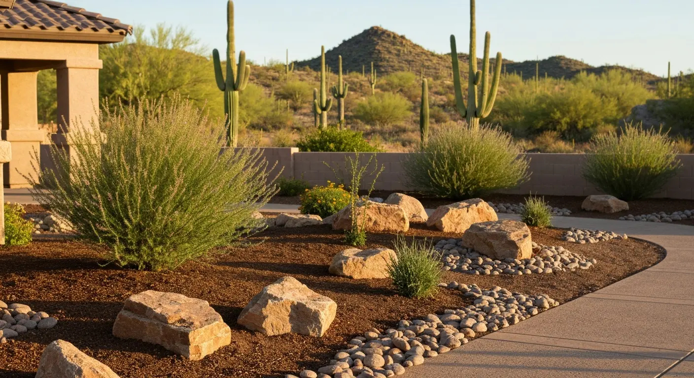 Desert plant installation