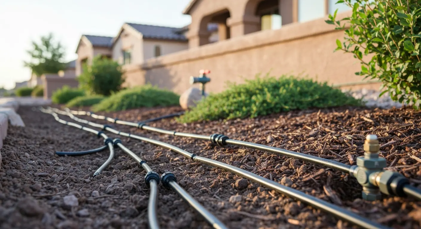 Drip irrigation installation