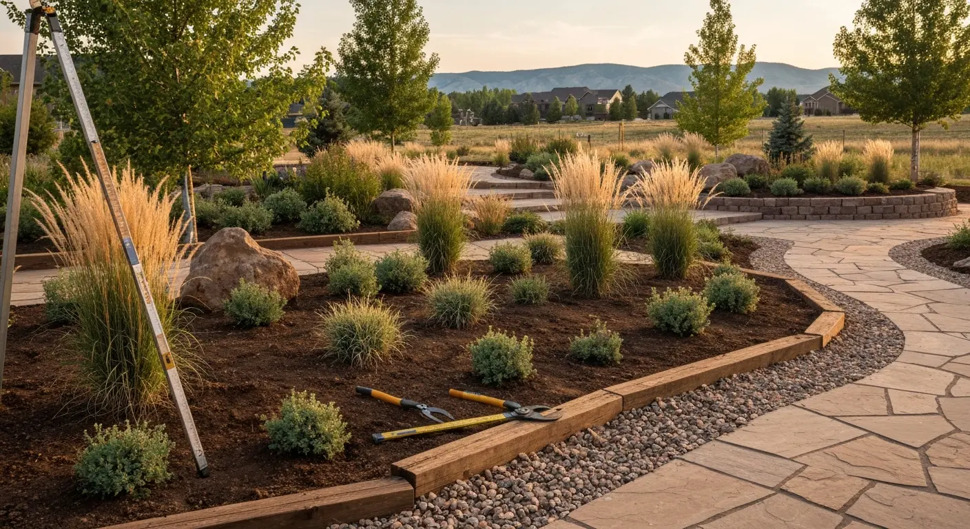 Luxury landscape design in Green Valley Ranch
